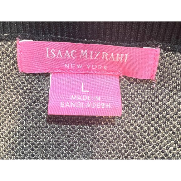 Isaac Mizrahi New York Womens Camouflage Knit Sweater Large93% Viscose 7% Nylon - Picture 3 of 5